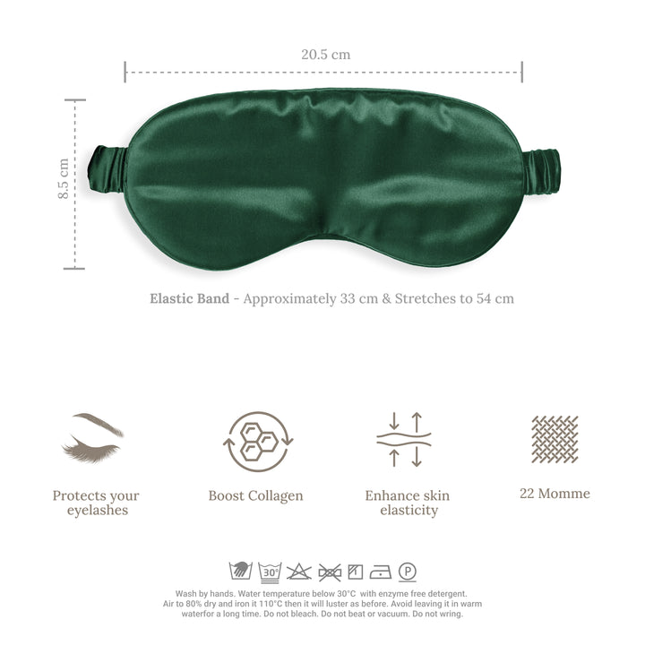 Emerald Silk Sleep Mask
