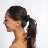Black Silk Scrunchie - Midi SilkSleek