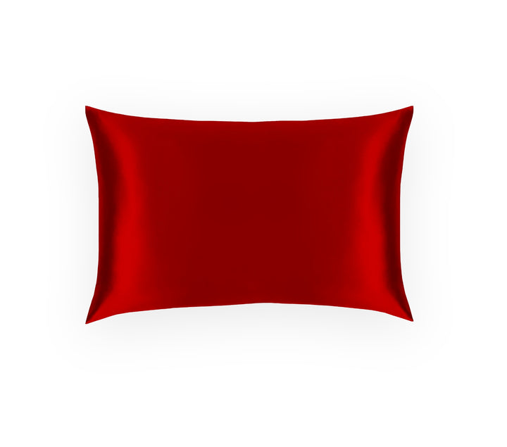 Red Silk Pillowcase