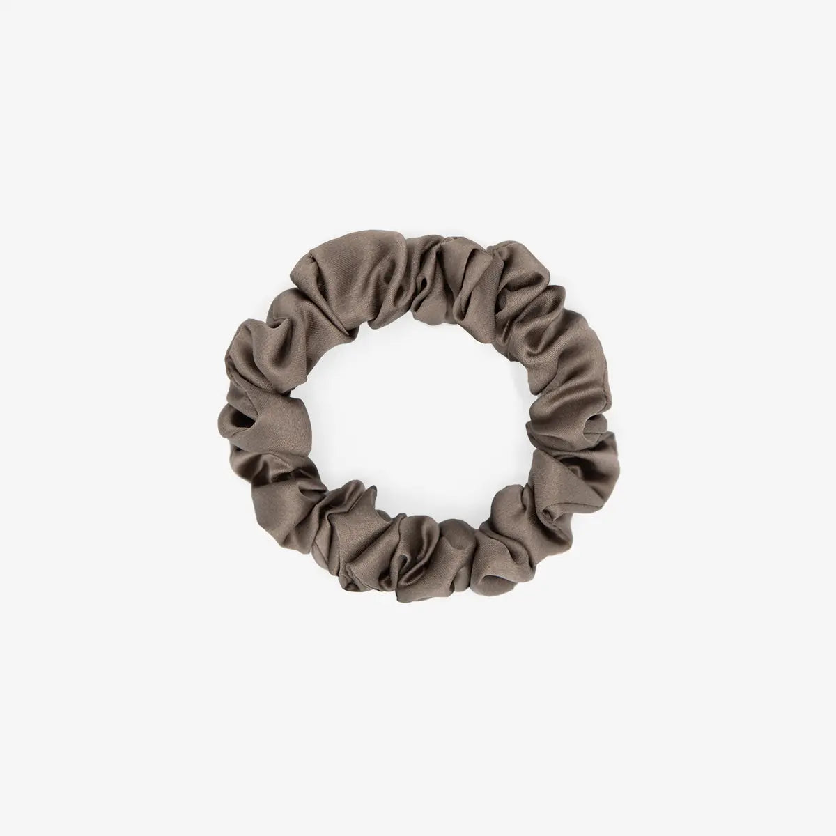 Chocolate Silk Scrunchie - Midi - SilkSleek
