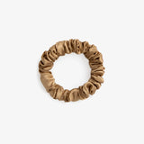 Gold Silk Scrunchie - Midi - SilkSleek