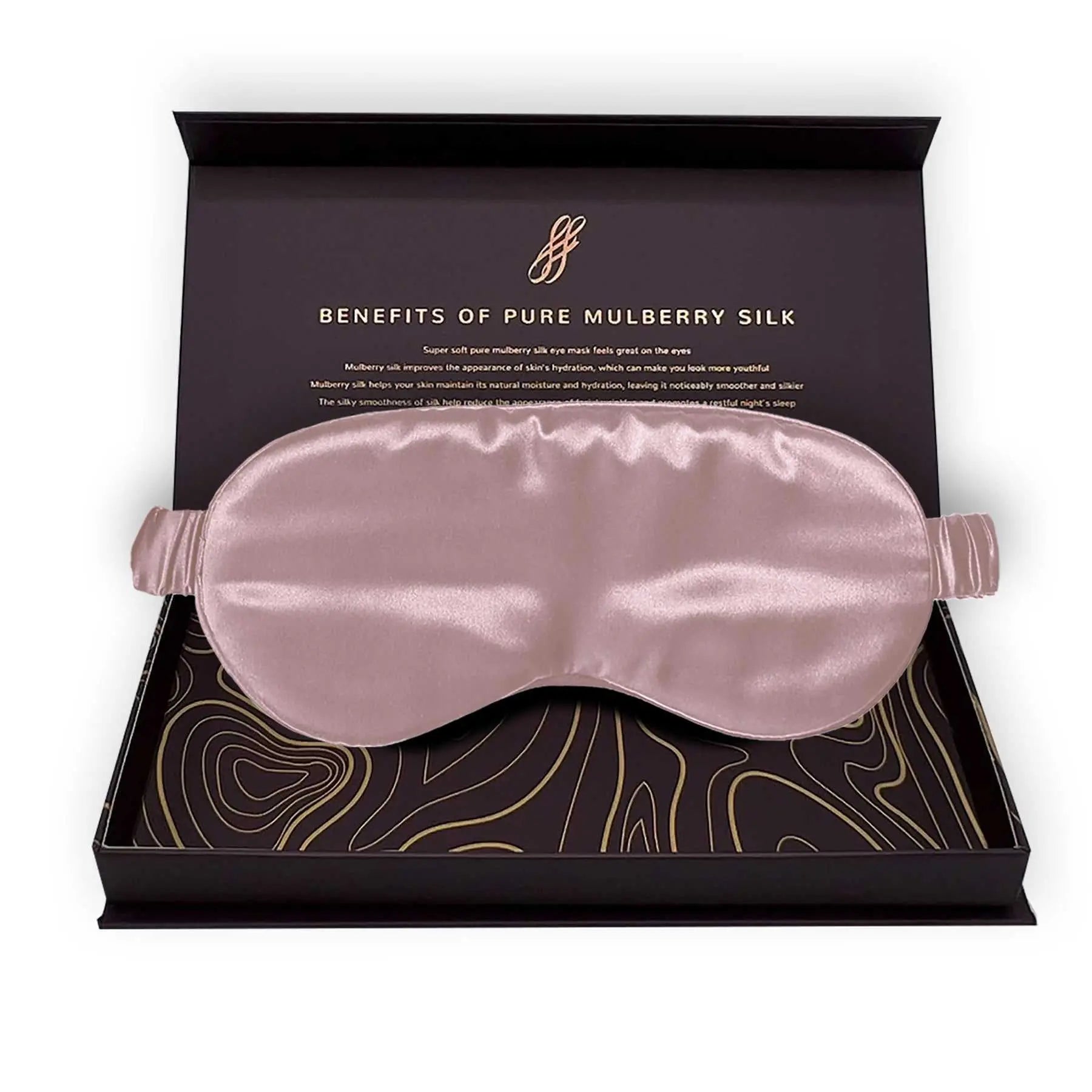 Pink Silk Eye Mask 