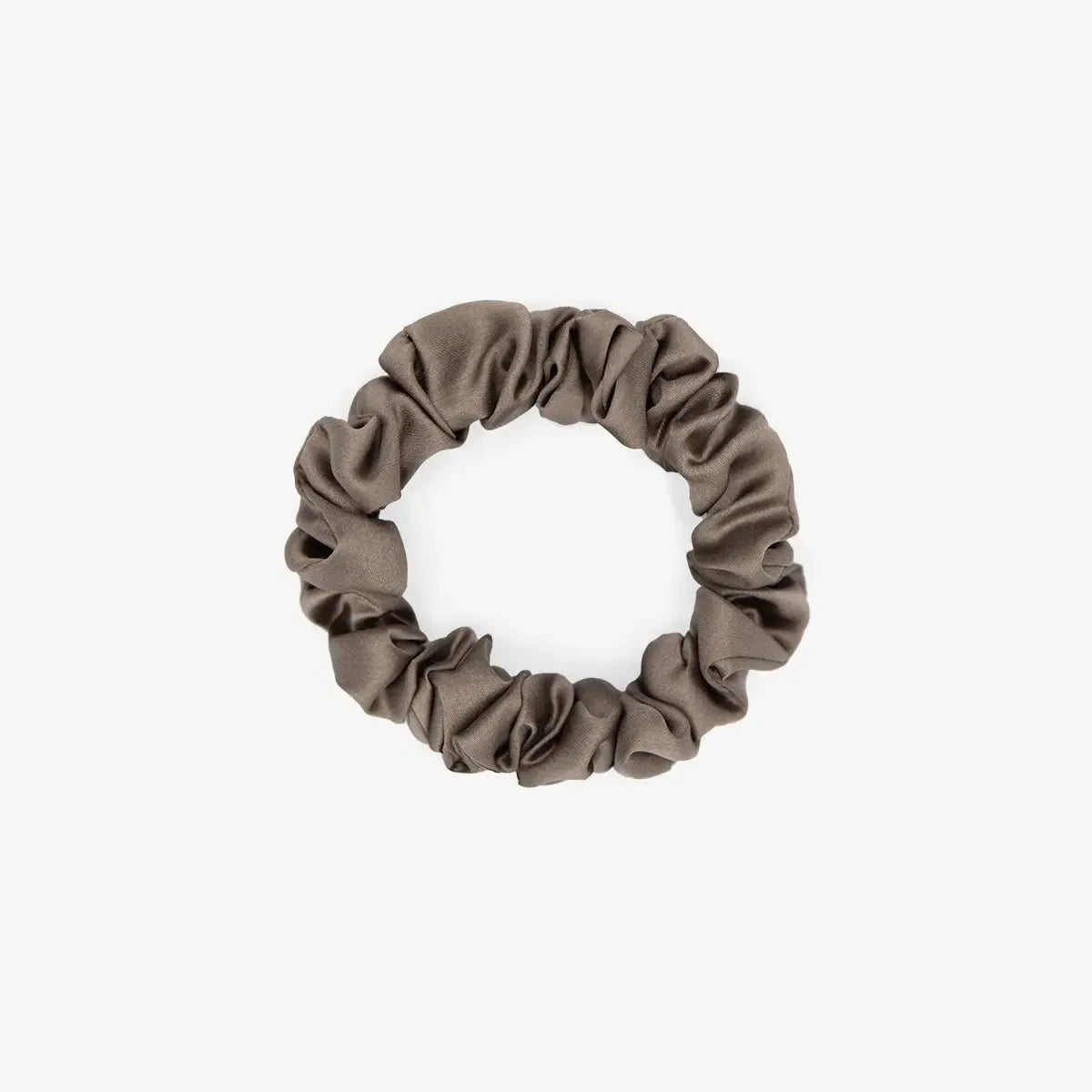 Chocolate Silk Scrunchie - Midi - SilkSleek
