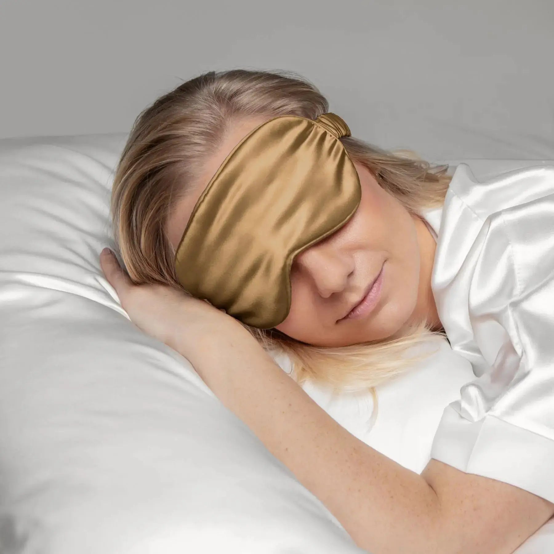 Gold Silk Sleep Mask
