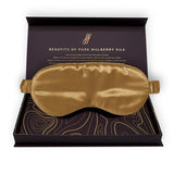 Gold Silk Sleep Mask - SilkSleek