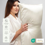 Ivory Silk Pillowcase  22 Momme