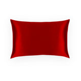 Red Silk Pillowcase