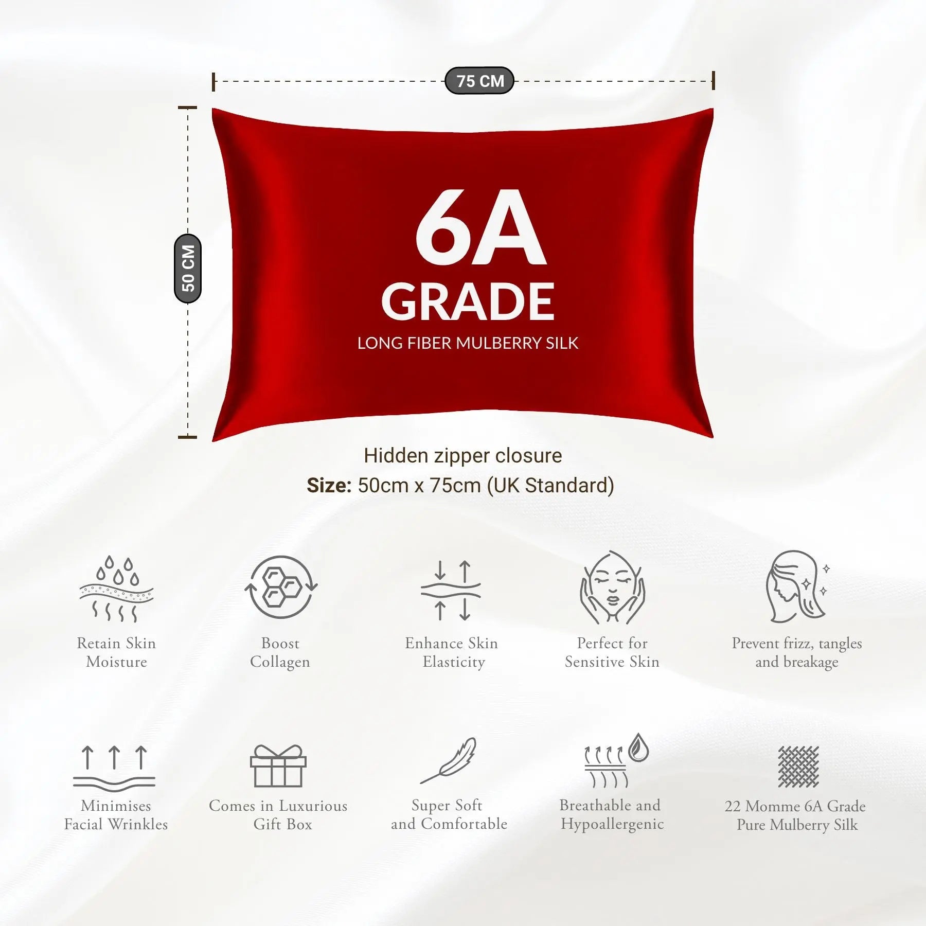 Red Silk Pillowcase Benefits
