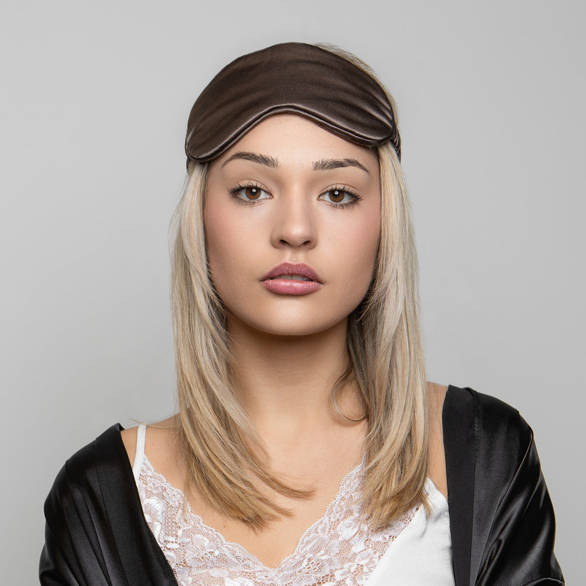 Chocolate Silk Sleep Mask