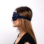 Navy Silk Sleep Mask