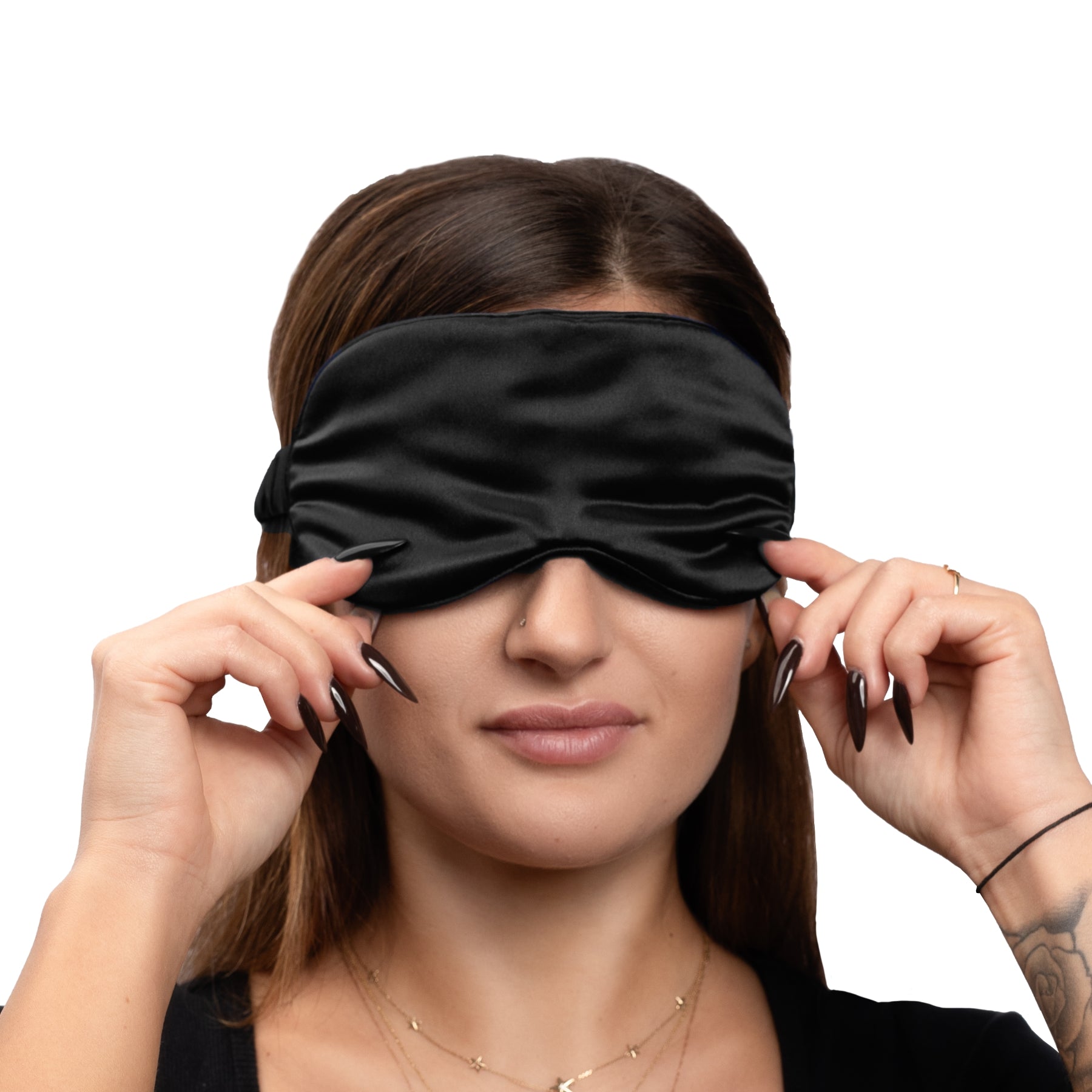 Silk Sleep Mask Black 