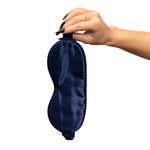 Navy Silk Sleep Mask