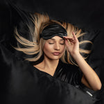 Silk Sleep Mask Black 