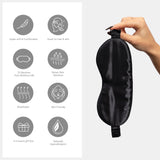 Black Silk Eye Mask