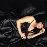 Silk Sleep Mask Black 