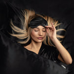 Silk Sleep Mask Black 
