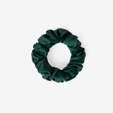 Emerald Silk Scrunchie - Large - SilkSleek
