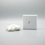 Pearl White Silk Scrunchie