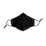 Pure Mulberry SILK Face Mask With Nose Wire - Black - SilkSleek