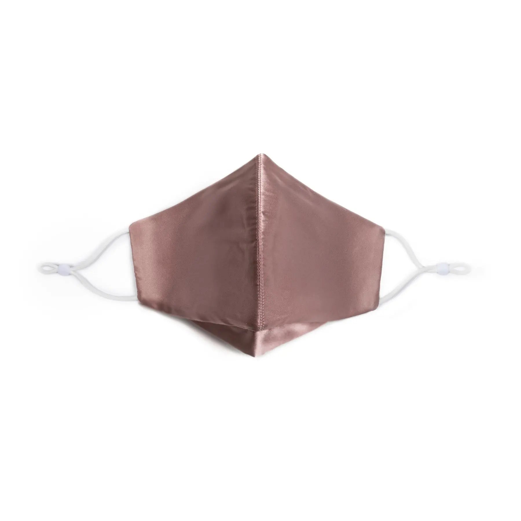 Pure Mulberry SILK Face Mask With Nose Wire -  Dusty Pink - SilkSleek