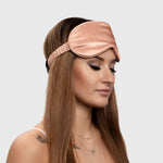 Rose Gold Silk Sleep Mask