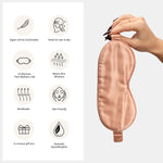 Rose Gold Silk Sleep Mask