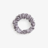 Silver Silk Scrunchie - Midi - SilkSleek