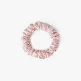 Barley Blush Silk Scrunchie - Midi - SilkSleek